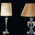 Tomás y Saez, luxury table lamps made of crystal and bronze, with gold and silver, buy in Spain